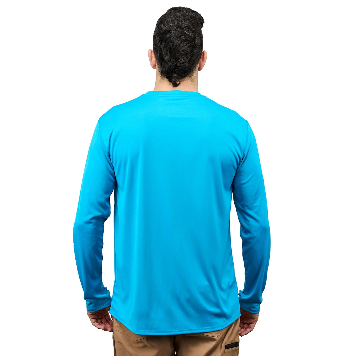Bluza protectie solara Grundens TOUGH SUN Crew Azure