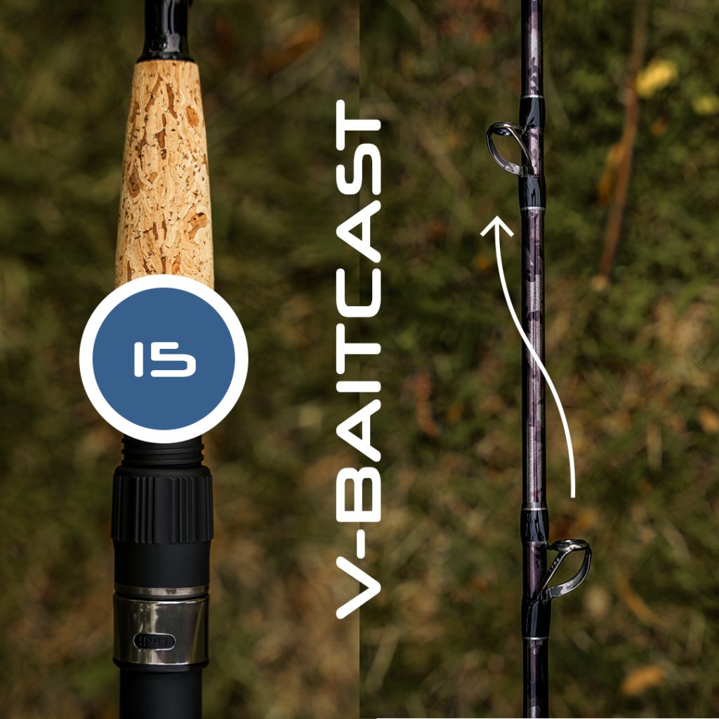 Lanseta VAGNER Magic V-Baitcast 15 195 cm, 50-250 GR
