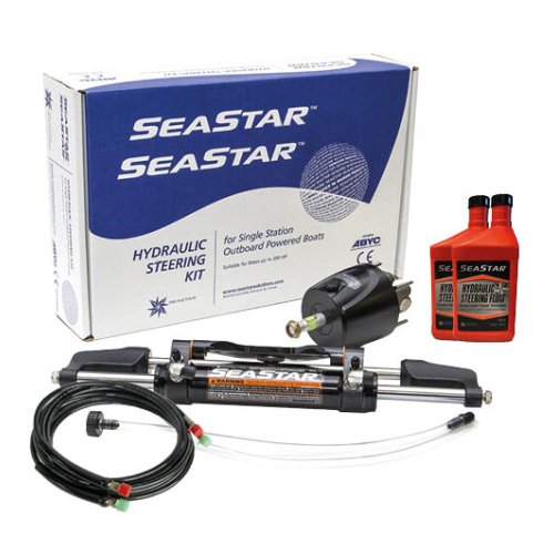 Guvernare hidraulica SeaStar pentru motoare de pana la 350 cai + Tilt Helm reglabil