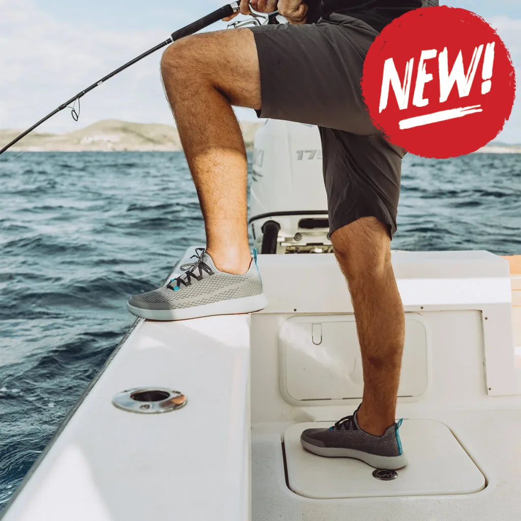 Adidasi pescuit Grundens CrossCurrent Gri