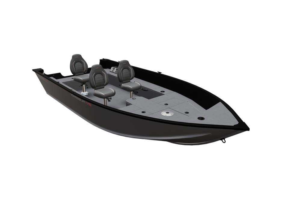 Barca aluminiu AlumaCraft Voyageur 175 tiller - Motor Boats