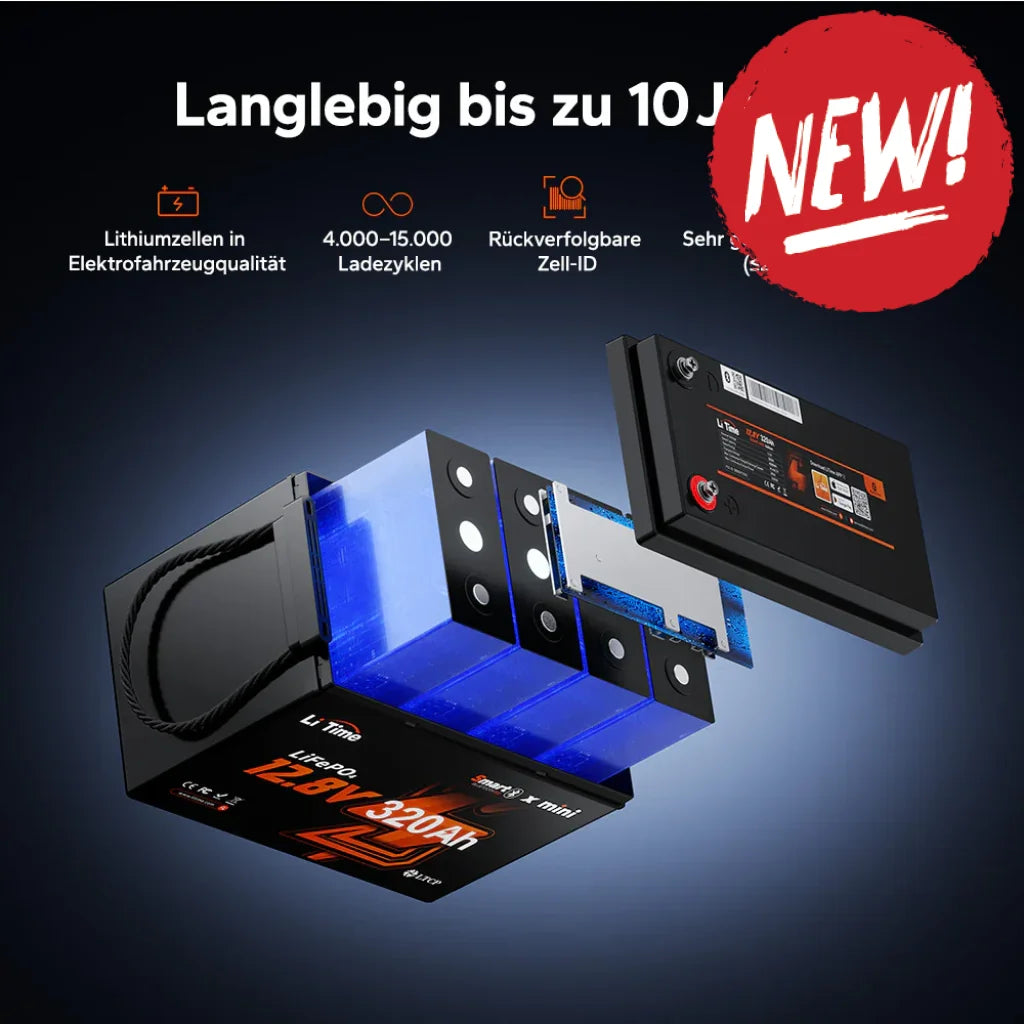 Baterie LiFePo4 Litime 12V 320Ah W190 bluetooth
