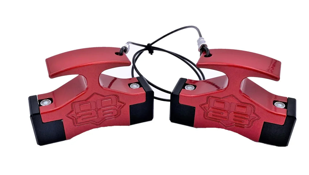 Blocatoare hidraulice de direcție DD26 Fishing Gen 2 Mean Stops Rosu