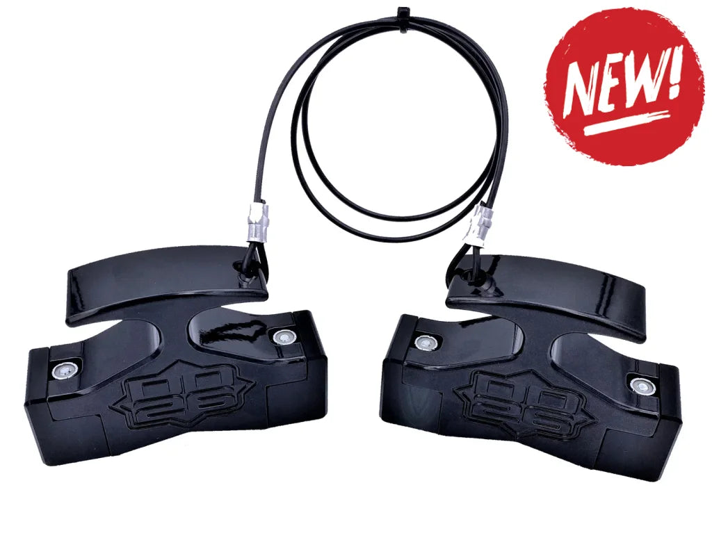 Blocatoare hidraulice de direcție DD26 Fishing Gen 2 Mean Stops Negru