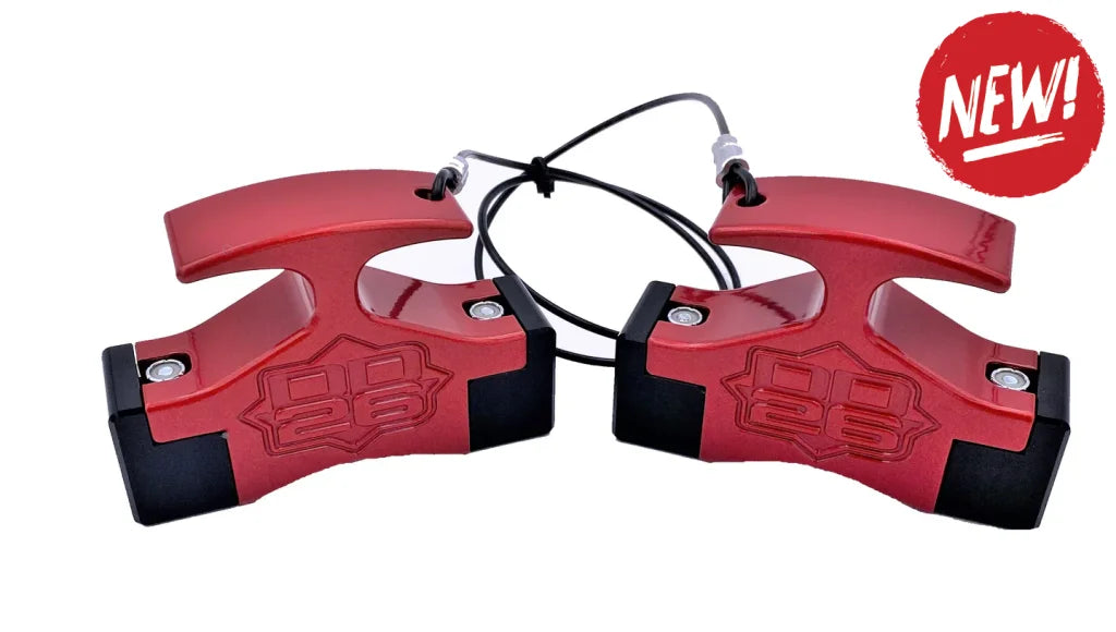 Blocatoare hidraulice de direcție DD26 Fishing Gen 2 Mean Stops Rosu