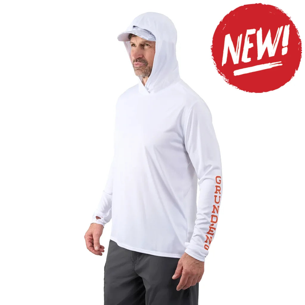 Bluza protectie solara Grundens Tough Sun Alb