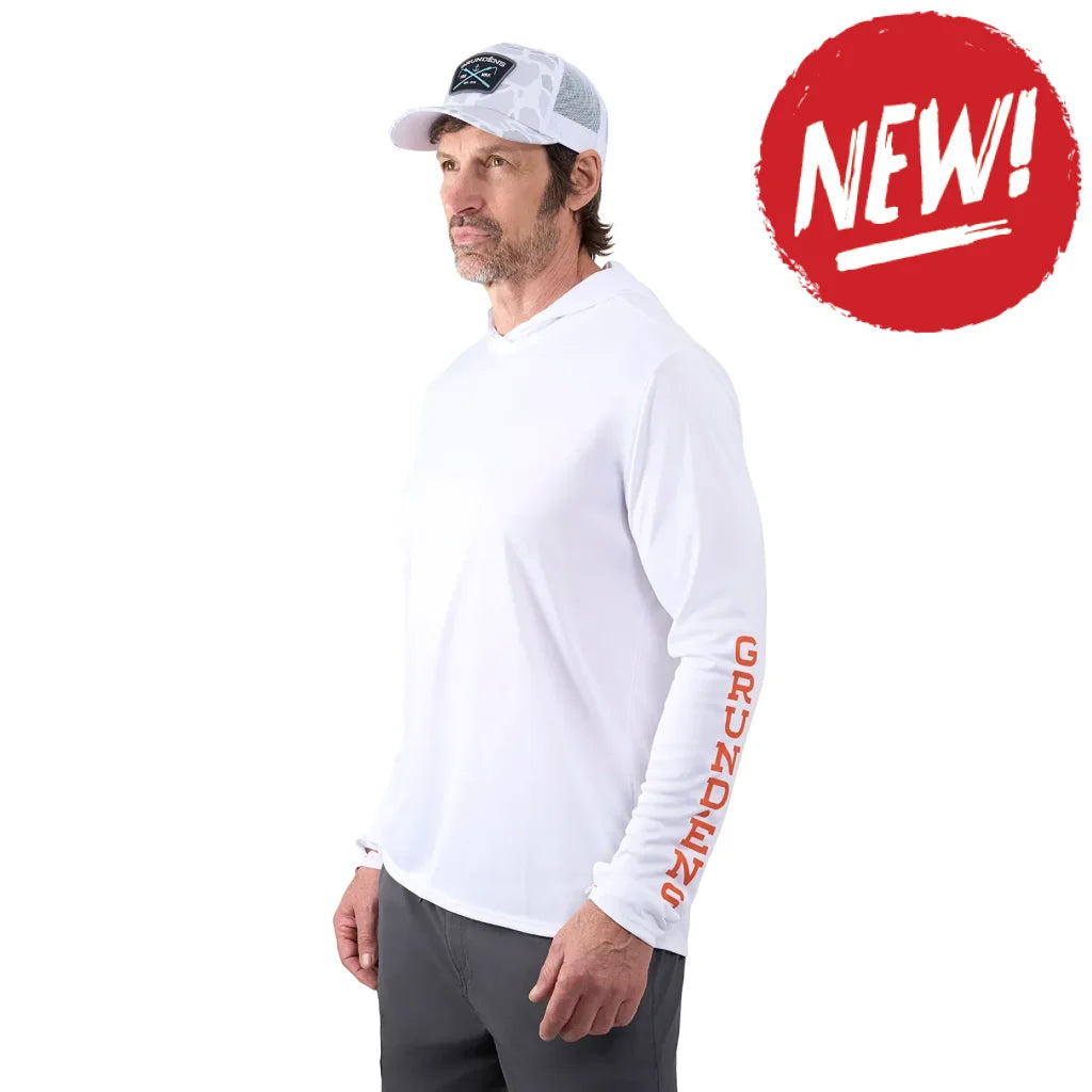 Bluza protectie solara Grundens Tough Sun Alb