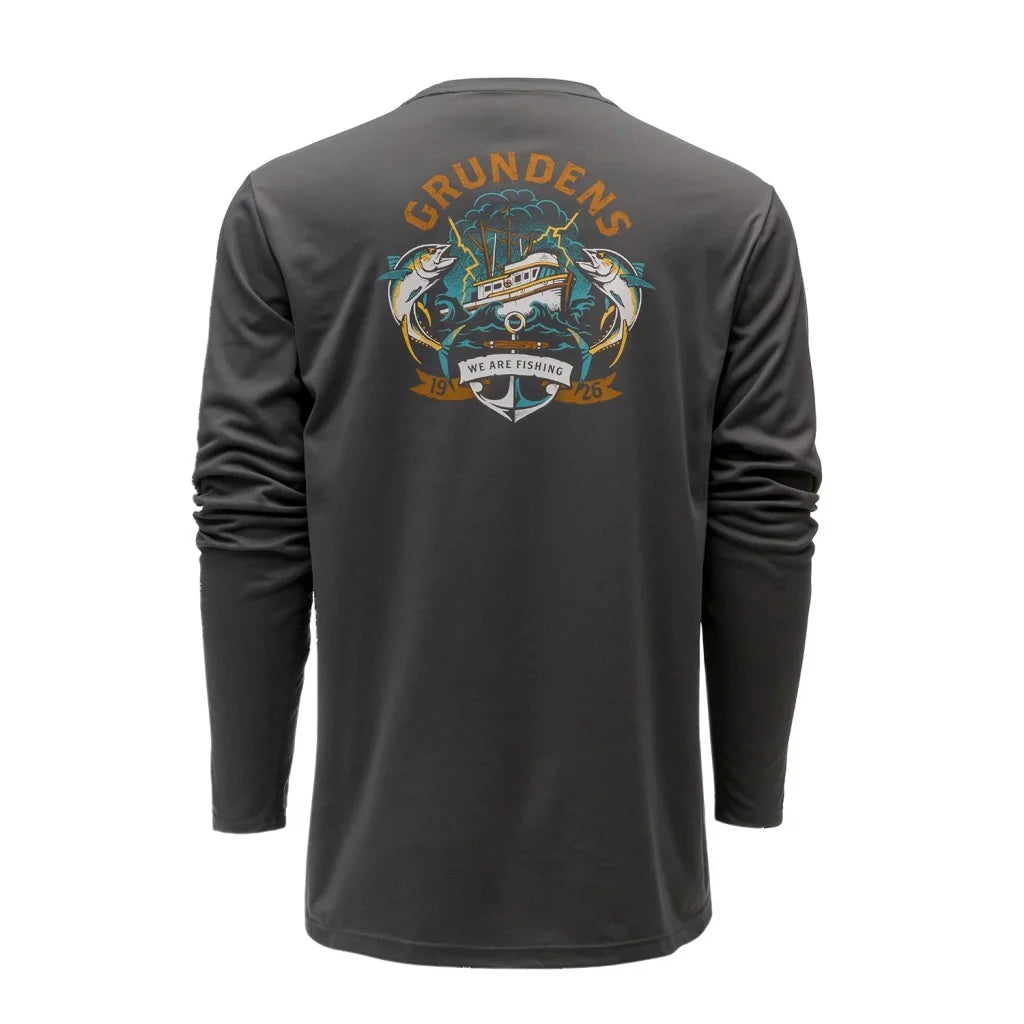 Bluza Protectie Solara Grundens Tuna Tattoo Ls Tech Tee