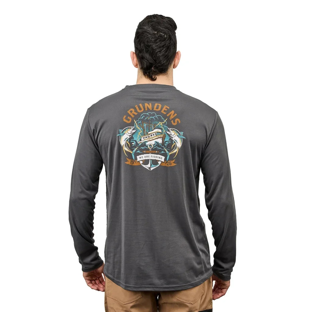 Bluza Protectie Solara Grundens Tuna Tattoo Ls Tech Tee