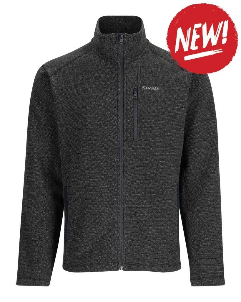 Bluza termo SIMMS Rivershed Full Zip Black Heather