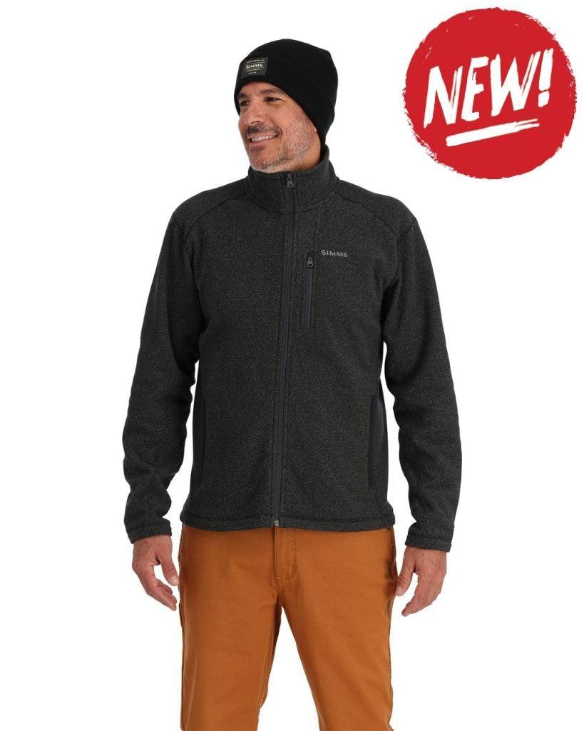 Bluza termo SIMMS Rivershed Full Zip Black Heather