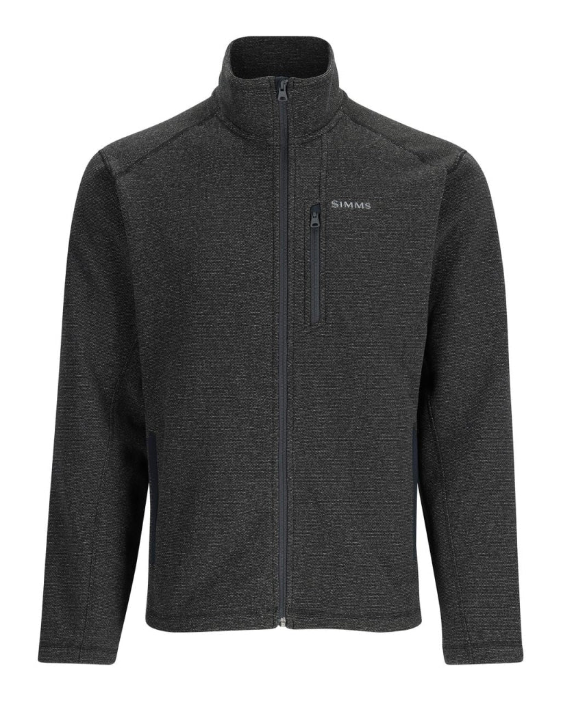Bluza termo SIMMS Rivershed Full Zip Black Heather - S