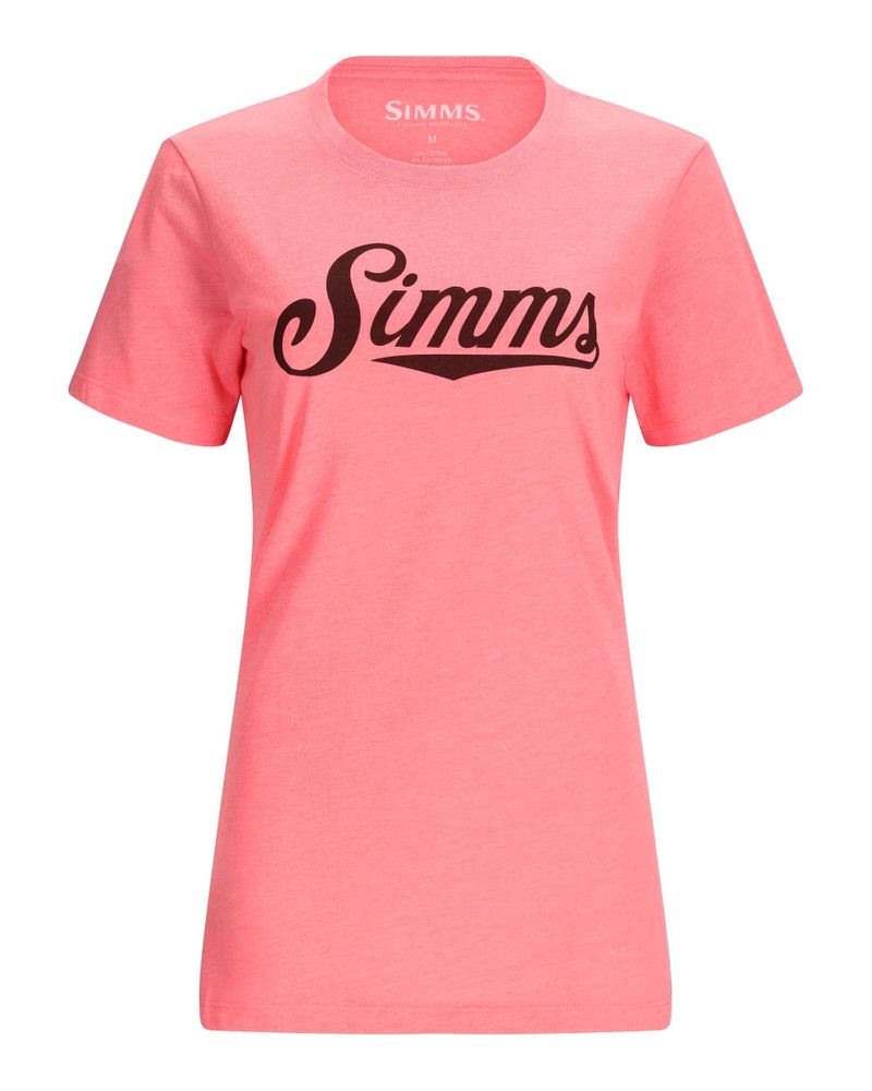 Tricouri SIMMS Women's Crew Logo T-shirt Watermelon Heather