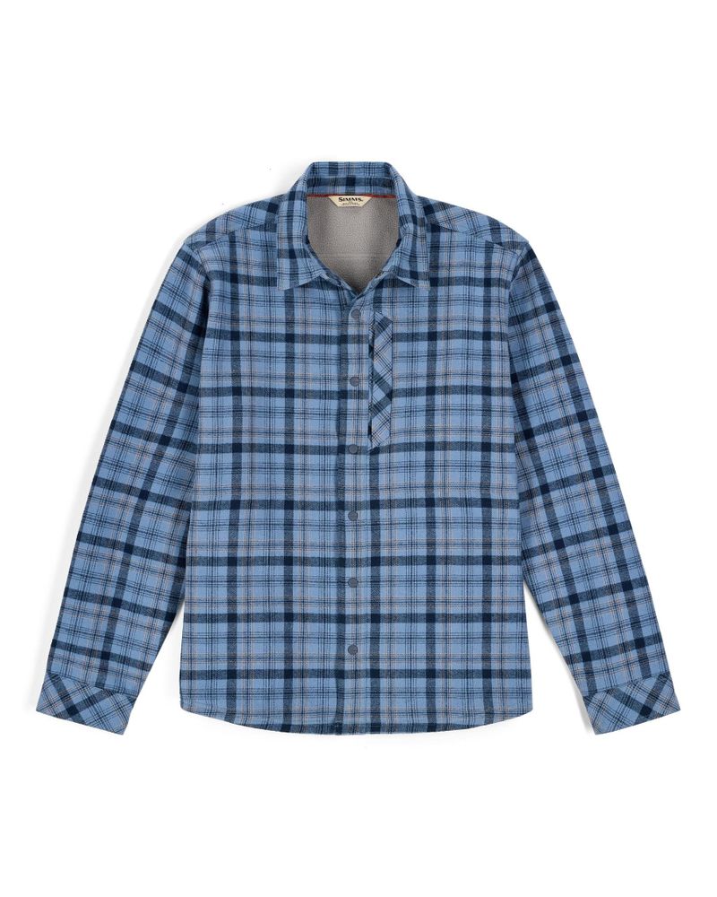 Sport SIMMS Coldweather Shacket Schooner Plaid: Albacore