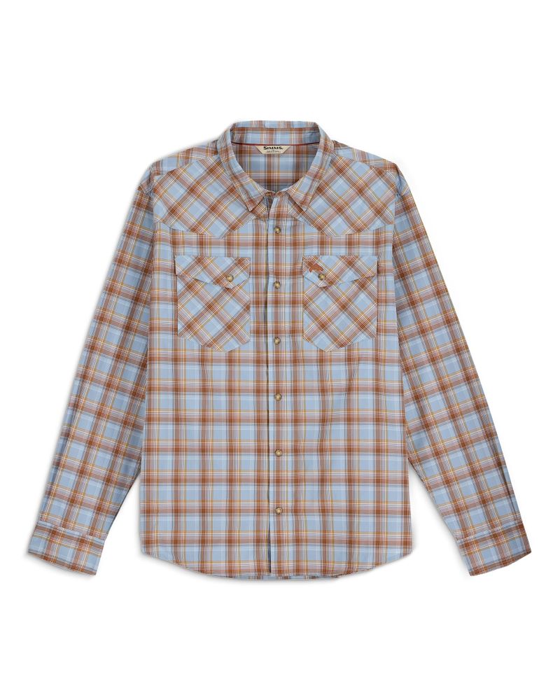 Sport SIMMS Brackett Shirt Steel Blue Brackett