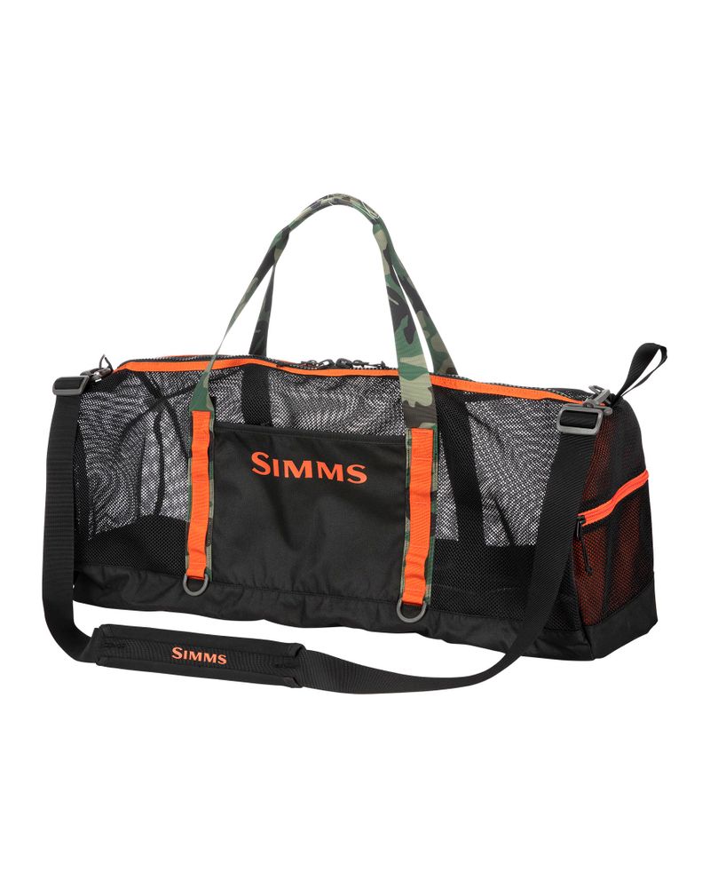 Bagajerie SIMMS Simms Challenger Mesh Duffel 60L Black