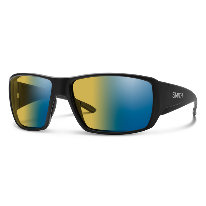 Ochelari polarizati Smith Optics Guide's Choice Matte Black Polarchromic Yellow Blue Mirror