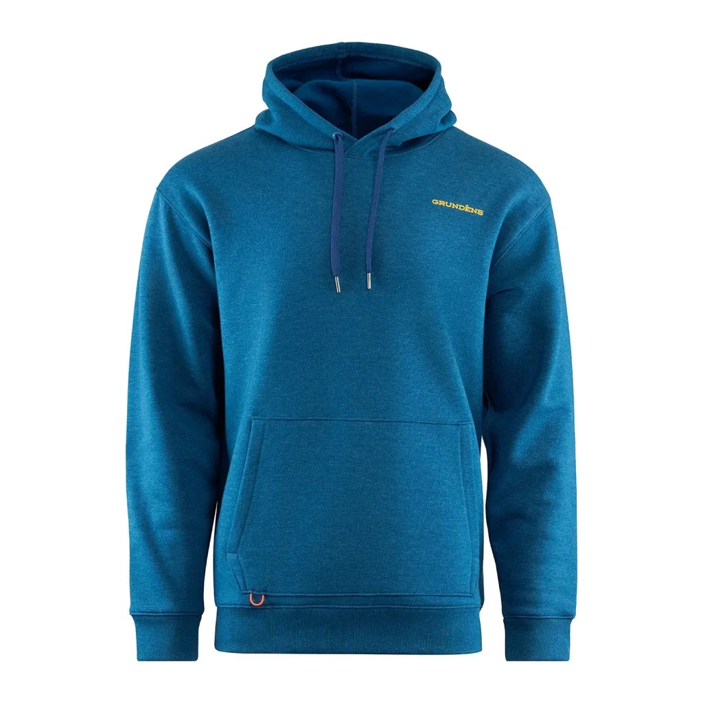 Hanorac Grundens Displacement DWR Logo Anchor Navy Heather