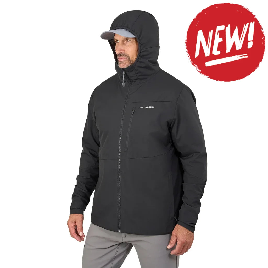 Hanorac Grundens Turbulence Hybrid Negru