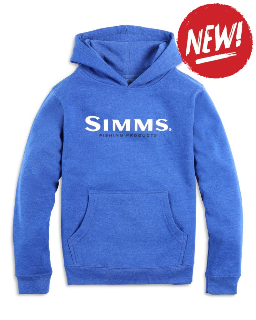 Hanorac SIMMS Kids Simms Logo Hoody Royal - S - TSHIRT