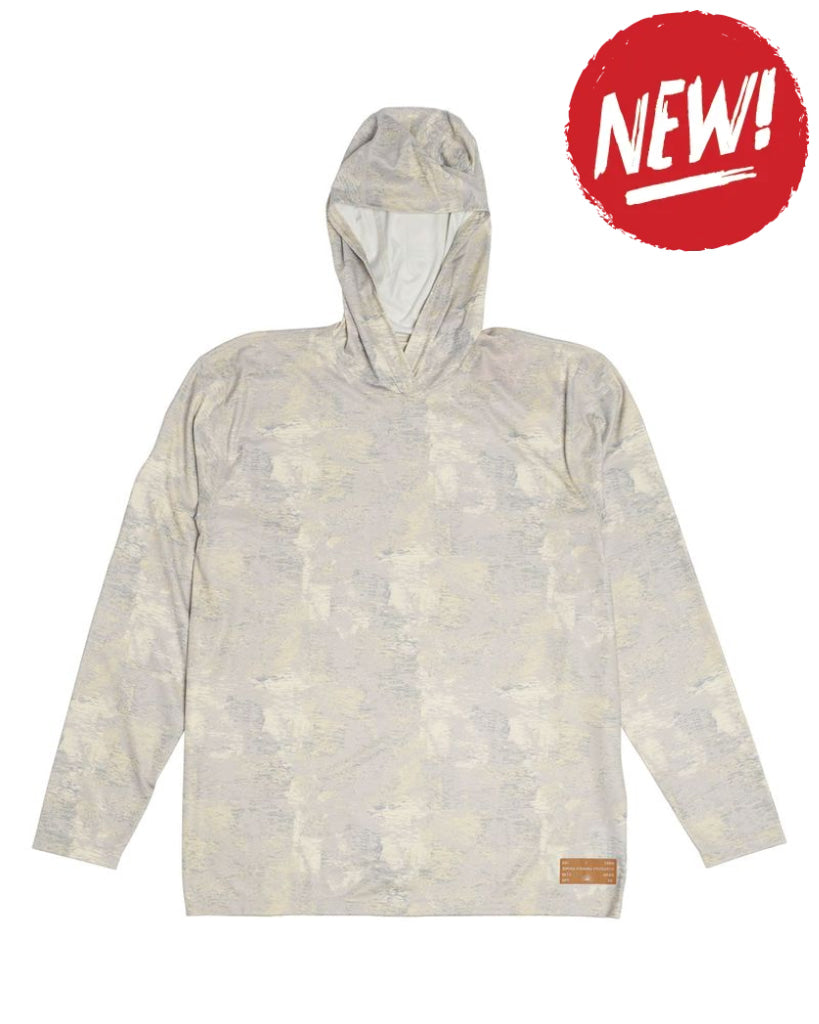 Hanorac SIMMS Tech Hoody - Artist Series Windy Lunar Grey