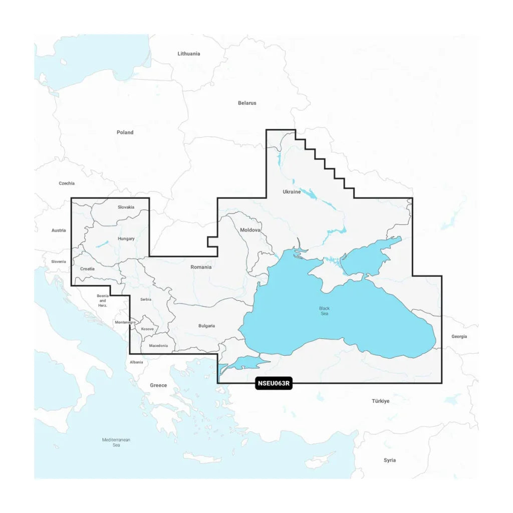 Harta Garmin Navionics+ Delta Dunarii Marea Neagra & Marea