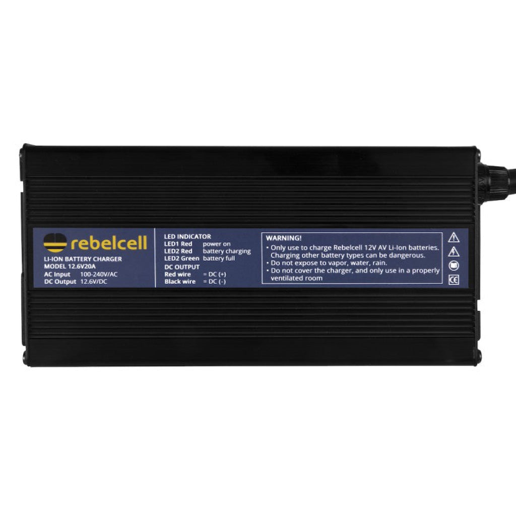 Incarcator baterie Li-ion Rebelcell 12V (12.6V 20A)