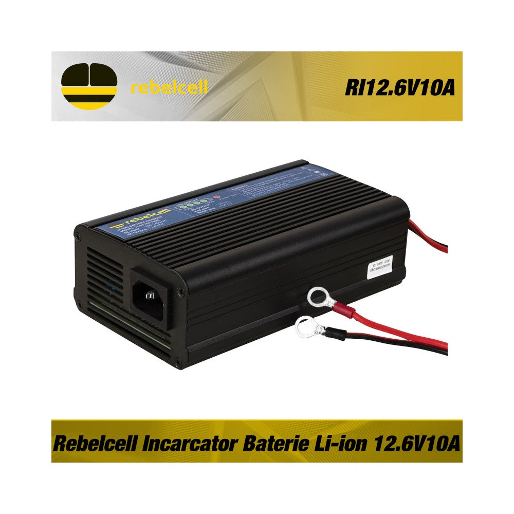 Incarcator litiu ion Rebelcell 12V (12.6V 10A)
