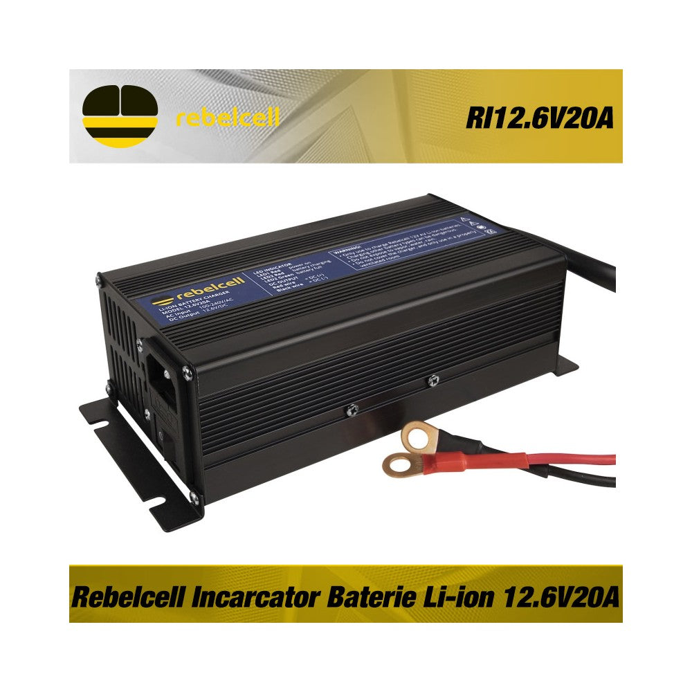 Incarcator baterie Li-ion Rebelcell 12V (12.6V 20A)