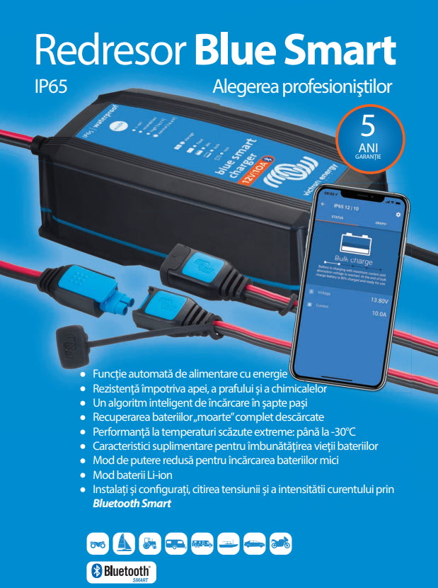 Incarcator Victron Blue Smart IP65 24V 13A