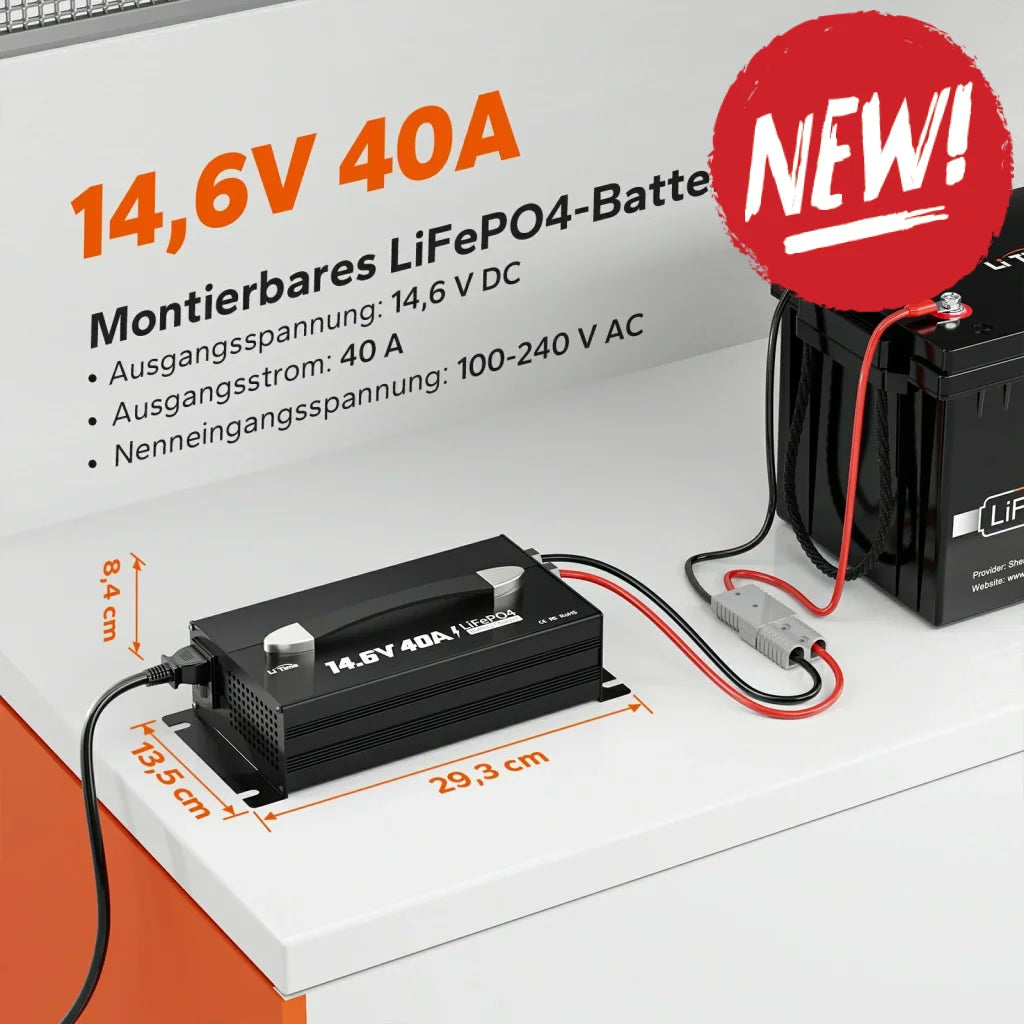 Incarcator Litime 12V (14.6V) 40A
