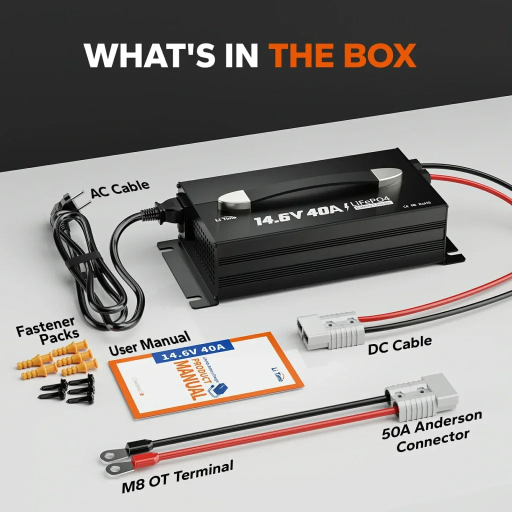 Incarcator Litime 12V (14.6V) 40A