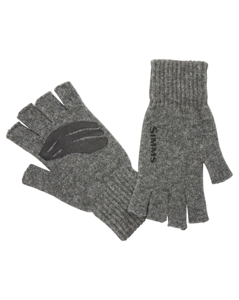 Manusi lana SIMMS Half Finger Glove Steel - S/M - GLOVES