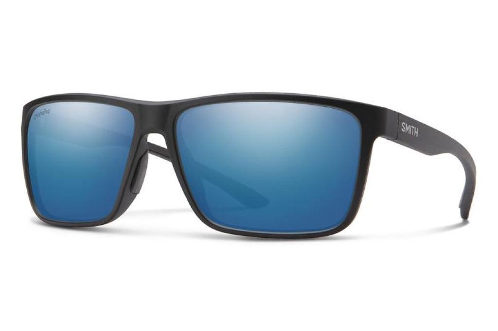 Ochelari Polarizati Smith Optics Riptide Chromapop Glass Negru Mat/oglinda Albastra Diverse
