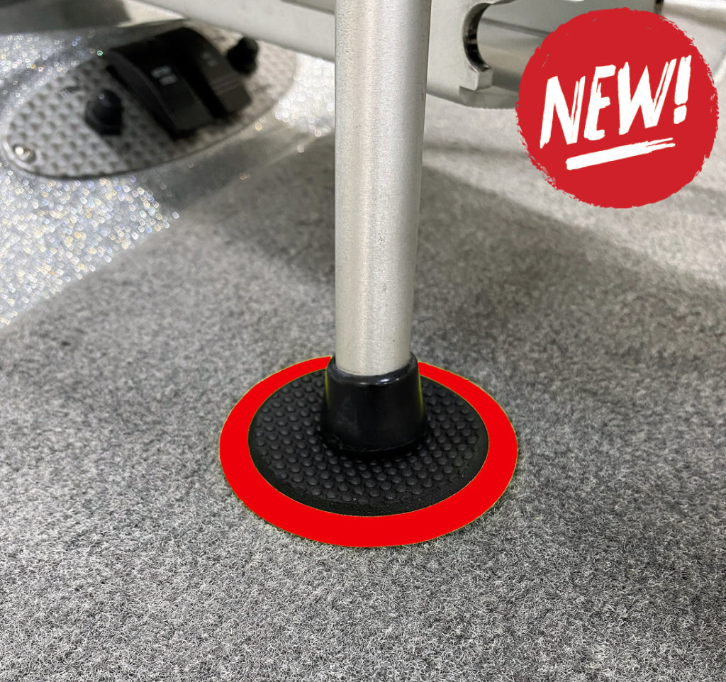 Pad protectie mocheta DD26 pentru stabilizator motor electric Rosu