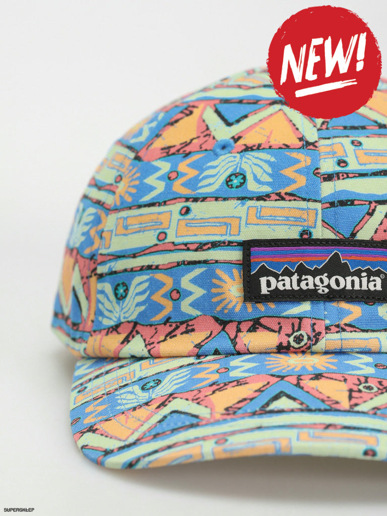 Patagonia P-6 Label Trad High Hopes Geo Small: Salamander Green