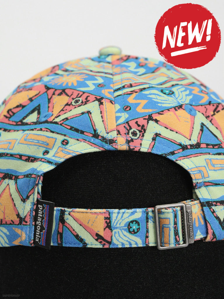 Patagonia P-6 Label Trad High Hopes Geo Small: Salamander Green