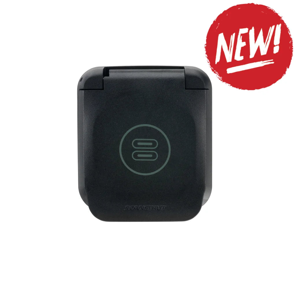 Priza incarcare pe barca ScanStrut Ventura Dual USB-C IP69