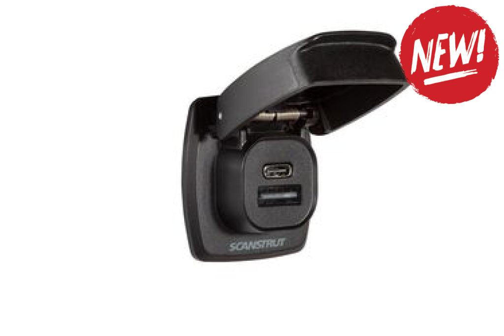 Priza incarcare pe barca ScanStrut Flip Pro Plus
