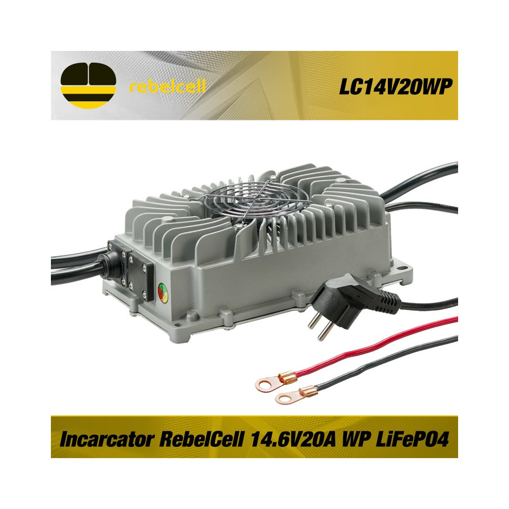Incarcator Rebelcell LIFEPO4 14.6V20A waterproof
