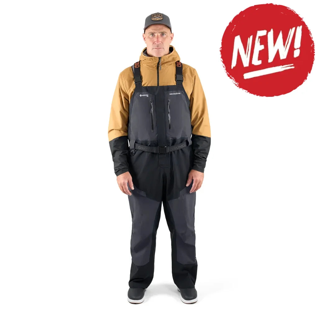 Salopeta impermeabila Grundens GoreTex Pro Obsidian