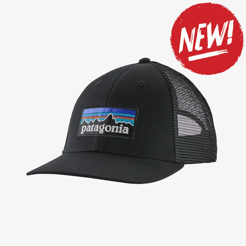 Sapca Patagonia P-6 Logo Lopro Trucker Black
