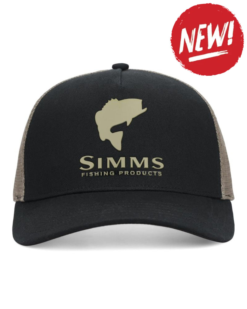 Sapca SIMMS Double Haul Trucker Stone Black - One size