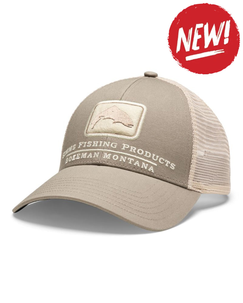 Sapca SIMMS Trout Icon Trucker Dolomite - One size