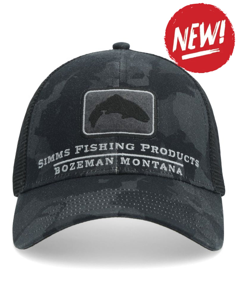 Sapca SIMMS Trout Icon Trucker Regiment Camo Carbon - One