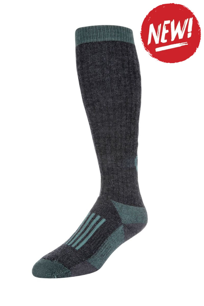 Sosete SIMMS Women’s Merino Thermal OTC Sock Seafoam - M