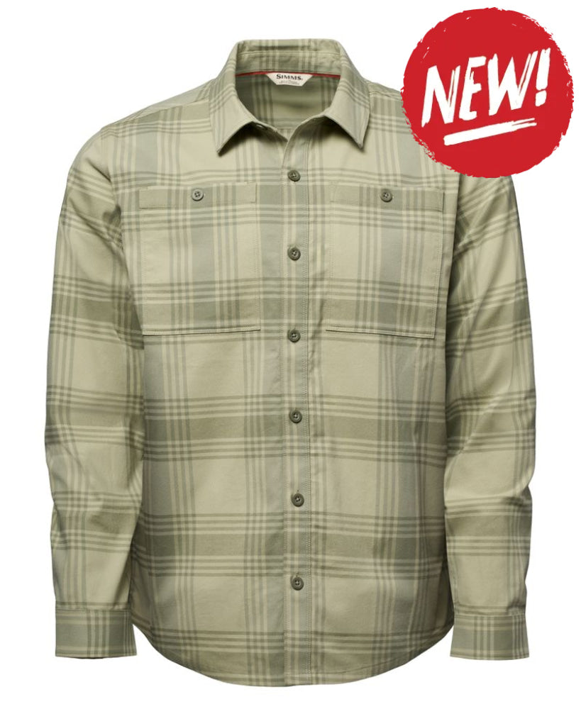 Sport SIMMS Tailout Flannel Louie Pld Willow - S - SPORTS