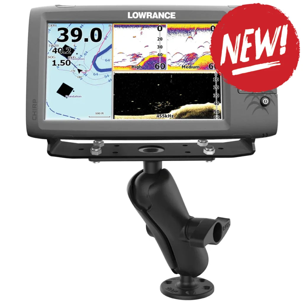 Suport Ram Mount Universal pentru sonare Garmin si Lowrance brat mediu