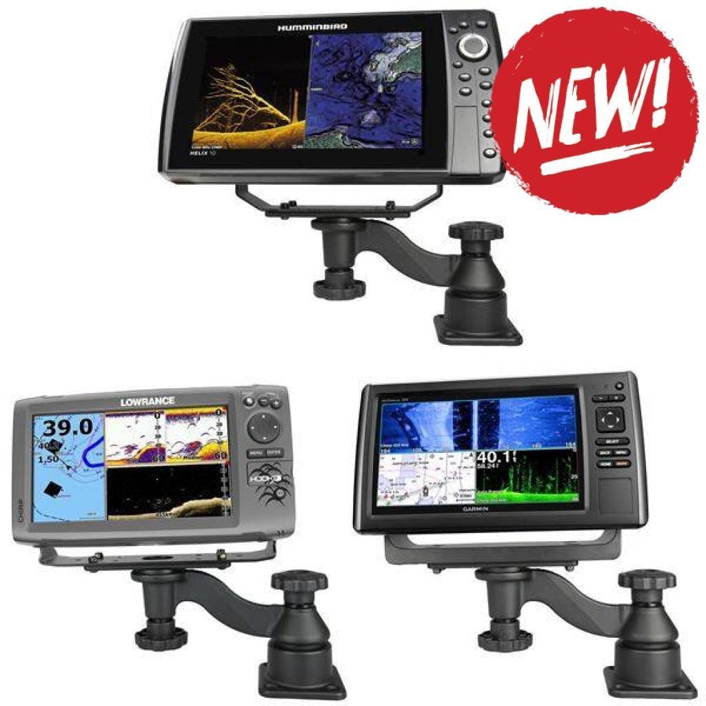 Suport sonar barca cu braț oscilant RAM orizontal de 15 cm