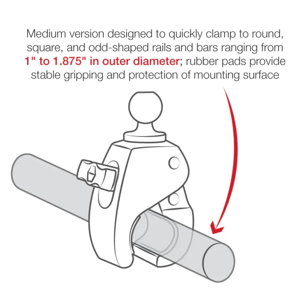 Suport Universal Camera Video Ram Mount Tough Claw